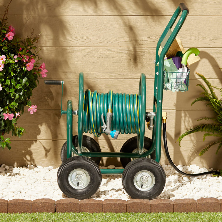 Liberty Garden Steel Cart Hose Reel & Reviews Wayfair Canada